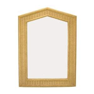 Spiegel met schuin dakje