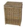 Rotan wasmand rechthoek Grey