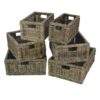 Kastmand in Grey rotan