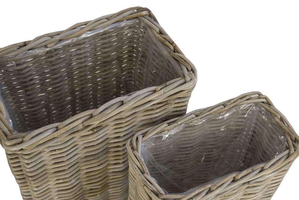 religie zondaar Ontbering Vensterbankmand 32x17x38 & 40x25x45 in Grey rotan – Rotanmanden, de webshop  voor rotan artikelen