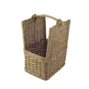 Krantenstandaard in Grey rotan