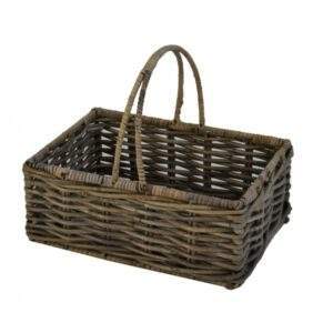 Luiermandje Iron in Grey rotan