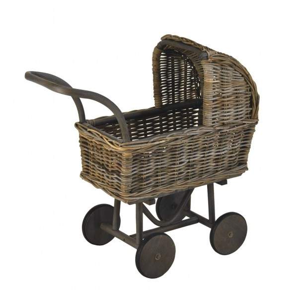 Portiek gehandicapt rukken Poppenwagen hoog 60x26x67 in Grey rotan – Rotanmanden, de webshop voor  rotan artikelen