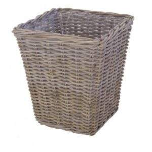 Mand vierkant in Grey rotan