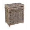 Wasmand rechthoek in Grey rotan