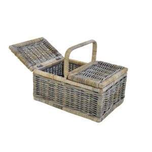 Picknickmand Wesley in Grey rotan