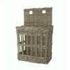 Stokbroodmand rechthoek in Grey rotan