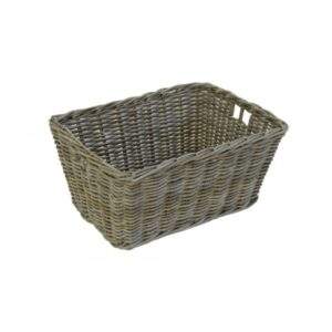 Strijkmand in Grey rotan