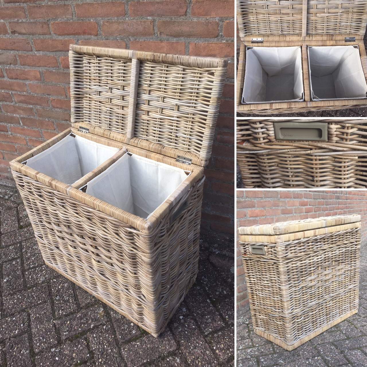 Alarmerend Bijlage Vrijlating Rotan wasmand duo 68x35x65 Grey – Rotanmanden, de webshop voor rotan  artikelen