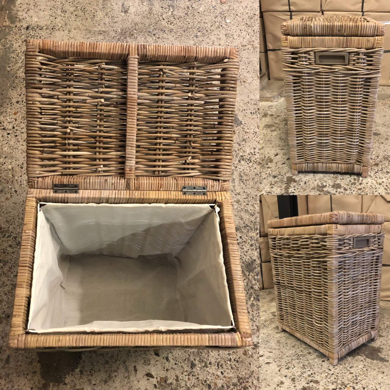 Ambtenaren Planeet Honderd jaar Rotan wasmand rechthoek 50x35x65 Grey – Rotanmanden, de webshop voor rotan  artikelen