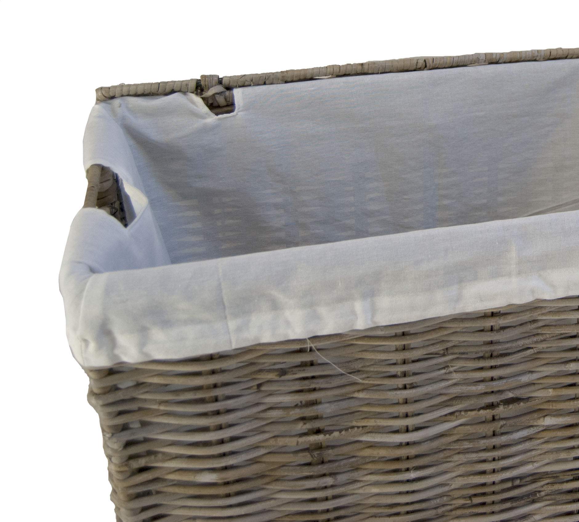 hoofd boksen Offer Wasmand Duo Lotte 67x35x65 in Grey rotan – Rotanmanden, de webshop voor  rotan artikelen